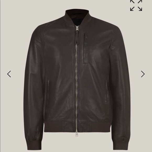 Bales Leather Bomber Jacket